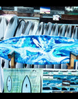Zipstitch | oceanic resin swirl