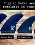 Powerbroker XL Proctor Fiberglass Tri Fins NVS