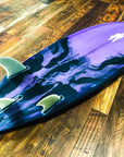 TwinStitch | Purple Resin tint with Black Swirl