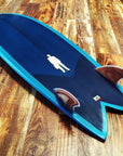 PostMod Jet | Twin/Quad Fish | Baltic Blue & Aqua resin tint