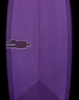 Bullet Single Fin | Rich Purple resin tint