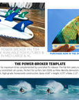 Powerbroker Med/Large HexCore Fin FCS Compatible