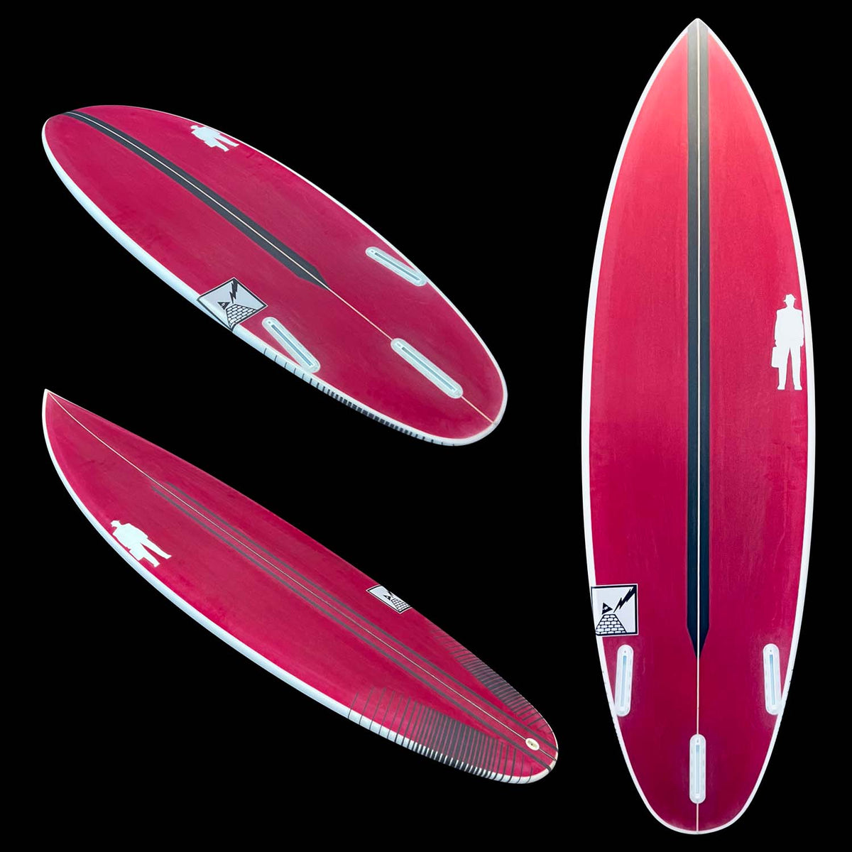 Surf Short – Mohica Red – Vaguedivague eShop