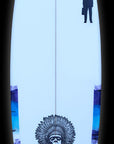 MonstaChief sleek | purple blues resin stripes