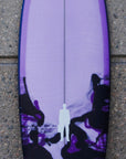 PostMod Jet | Twin/Quad Fish | Pale Purple, Rich Plum & Black swirl