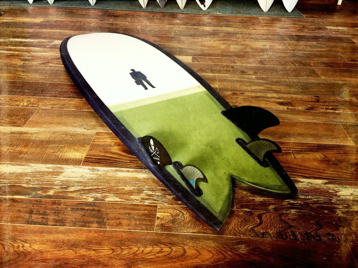 Liquida Twin Keel Fins Future Fin System - Pinne Da Surf In Vetro FK Blu Per Pesci Retrò - Foto 5