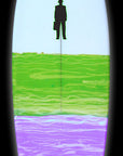 PostModern RetroActive Twinny/Quad | Greens & Purples Resin Stripes