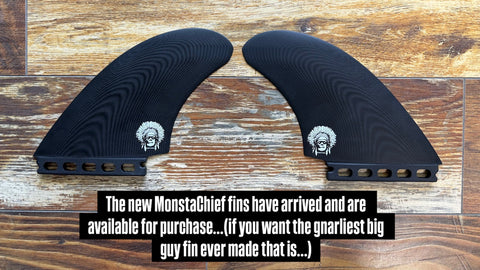 MONSTACHIEF Big Guy 2+1 Twin Fin + Stabilizer Option NVS