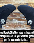 MONSTACHIEF Big Guy 2+1 Twin Fin + Stabilizer Option NVS