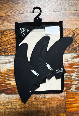 Powerbroker Med-Large FCS2 compatible  Proctor Fiberglass Tri Fins NVS
