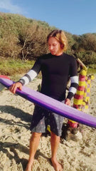 TwinStitch | Purple Resin tint with Black Swirl