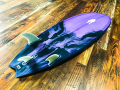 TwinStitch | Purple Resin tint with Black Swirl