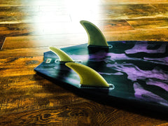 TwinStitch | Purple Resin tint with Black Swirl