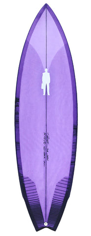 TwinStitch | Purple Resin tint with Black Swirl