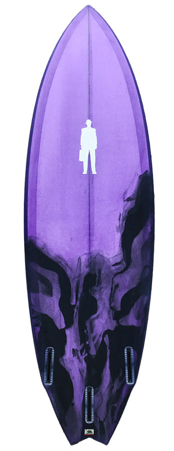TwinStitch | Purple Resin tint with Black Swirl
