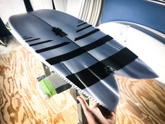 PostMod Jet | Twin/Quad Fish | Black V-Stripes