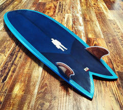 PostMod Jet | Twin/Quad Fish | Baltic Blue & Aqua resin tint