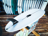 Bullet Single Fin | Forest resin tint