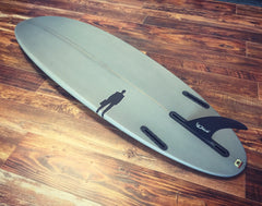 Bullet Single Fin | Rich Purple resin tint