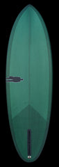 Bullet Single Fin | Forest resin tint