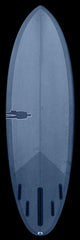 Stock Quick Bullet Single Fin | Slate Grey resin tint