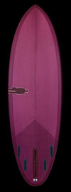 Bullet Single Fin | Magenta Purple resin tint