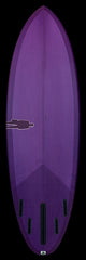 Bullet Single Fin | Rich Purple resin tint