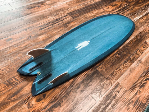 MonstaFish Big Guy Retro Fish | Midnight Blue Grey tint