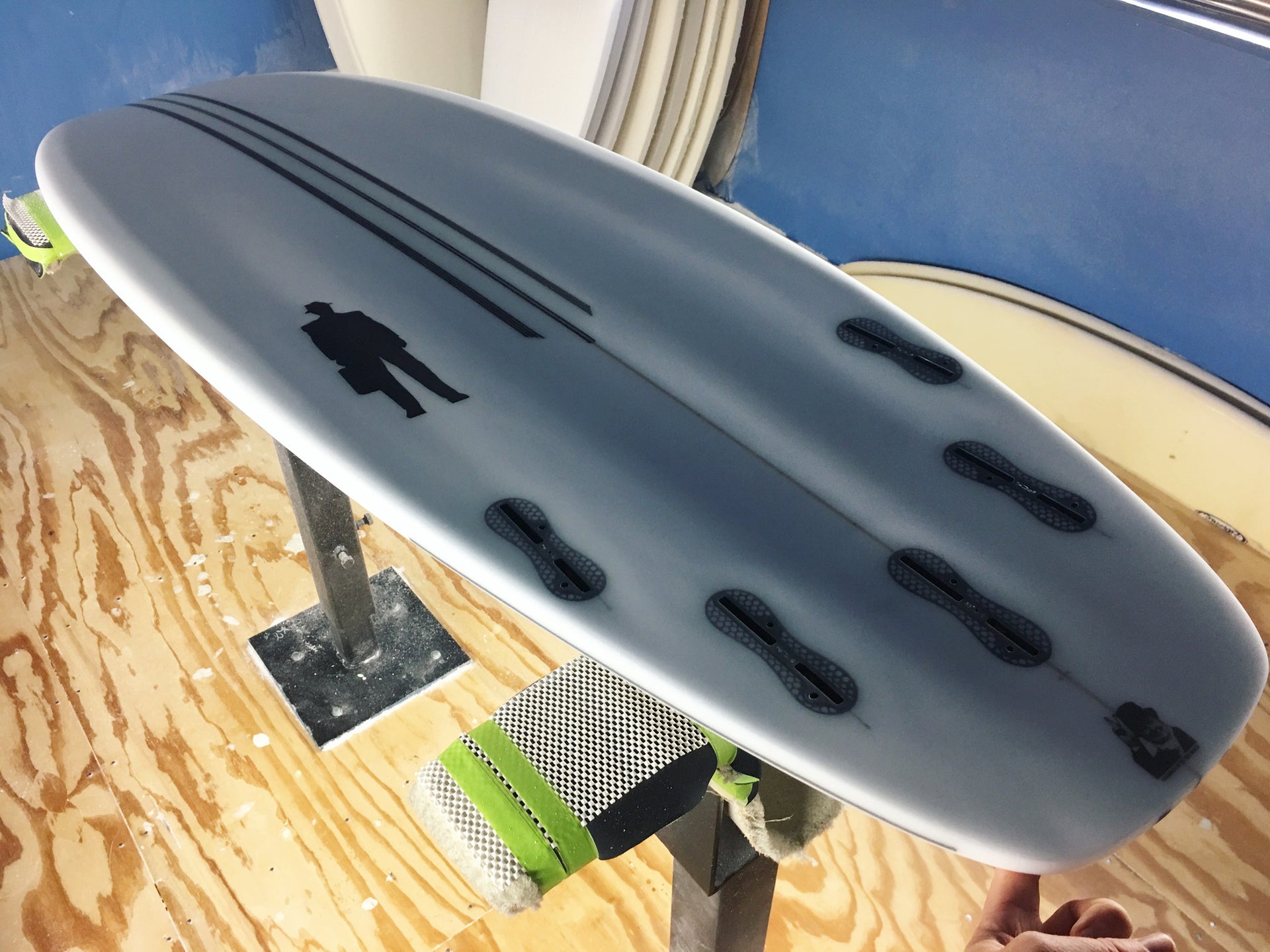 HideoJet | carbon reinforced aqua/white – Proctor Surfboard Shop