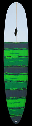 Performance Longboard HPLB | Green Resin Stripes