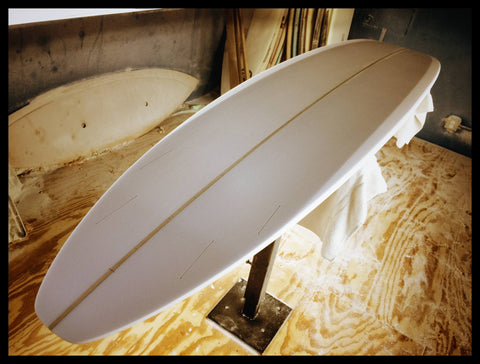 Stock Quick Mini Longboard / Manatee II | blues tri tail dip