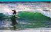 Performance Longboard HPLB | Green Resin Stripes