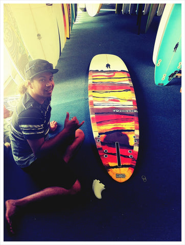 Performance Longboard HPLB | Green w/ Black Organic stripes