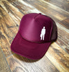 Proctor Man Trucker Hats - Maroon