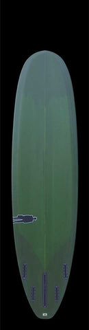Mini Longboard / Manatee II | kelp green resin tint