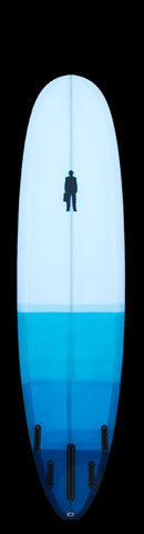 Stock Quick Mini Longboard / Manatee II | blues tri tail dip