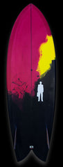 PostMod Jet | Twin/Quad Fish | 'Brainstorm' resin art
