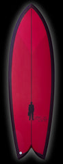 PostMod Jet | Twin/Quad Fish | Oxblood, Cherry & Graphite resin tint