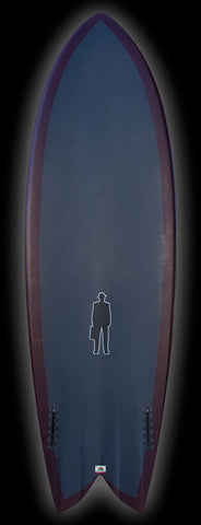 PostMod Jet | Twin/Quad Fish | Oxblood, Cherry & Graphite resin tint