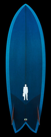 PostMod Jet | Twin/Quad Fish | Baltic Blue & Aqua resin tint