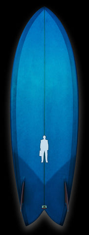 PostMod Jet | Twin/Quad Fish | Baltic Blue resin tint