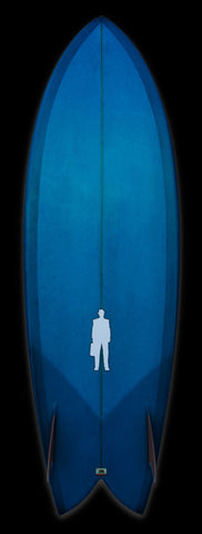 Stock Quick PostMod Jet | Twin/Quad Fish | Baltic Blue resin tint