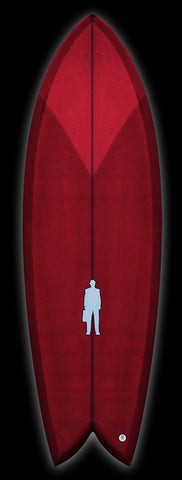 PostModern RetroActive Twinny/Quad | Crimson Red resin tint