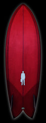 PostModern RetroActive Twinny/Quad | Crimson Red resin tint