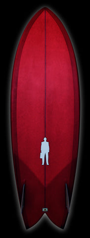 PostModern RetroActive Twinny/Quad | Crimson Red resin tint