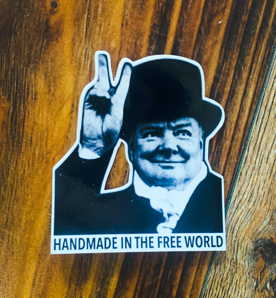 Proctor &#39;Handmade in the Free World&#39; Sticker